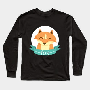 Cute fox Long Sleeve T-Shirt